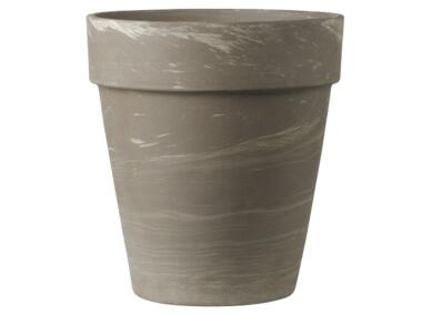 Zdjęcie: Doniczka ceramiczna Vaso Alto Duo Bianco 30 cm grafitowa DMS