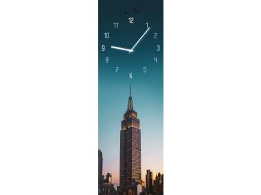 Zdjęcie: Zegar Glassclock 20x60 cm Gc017 Manhattan STYLER