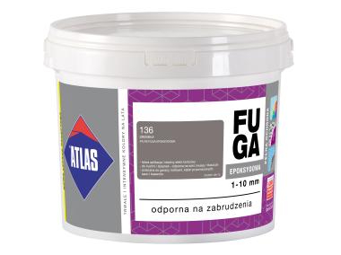 Zdjęcie: Fuga epoksydowa 1-10 mm srebrny 5 kg ATLAS