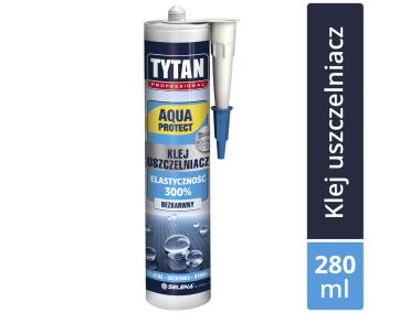 Zdjęcie: Klej uszczelniacz bezbarwny Aqua Protect 280 ml TYTAN PROFESSIONAL