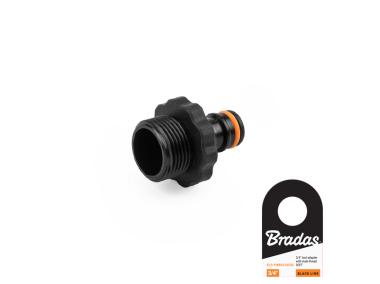 Zdjęcie: Wkrętka do urządzenia zraszającego gwint zewnętrzny US 3/4" Black Line Soft BRADAS