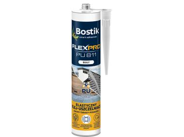 Zdjęcie: Klej uszczelniacz Flexpro PU 811 biały 300 ml BOSTIK