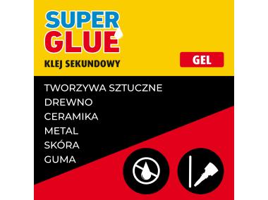 Zdjęcie: Klej sekundowy Super Glue gel control 3 g SOUDAL