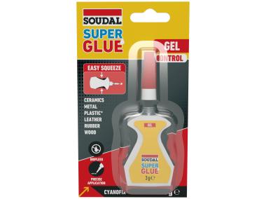 Zdjęcie: Klej sekundowy Super Glue gel control 3 g SOUDAL