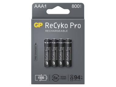 Zdjęcie: Akumulatorek GP ReCyko Pro AAA (HR03) 4PP,*MPP EMOS