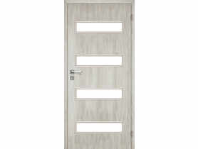 Drzwi wewnętrzne 70 cm Milano prawe 4/4 dąb srebrny VOSTER