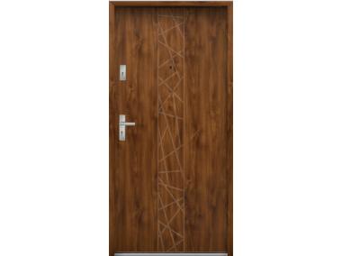 Zdjęcie: Drzwi wejściowe do mieszkań Bastion N-53 Dąb złoty 80 cm (NW) prawe ODO KR CENTER