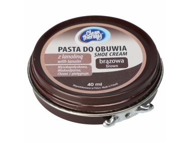 Zdjęcie: Pasta do obuwia brązowa 40 ml CLEAN THERAPY