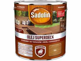 Olej do drewna 2,5 L dąb Superdeck SADOLIN