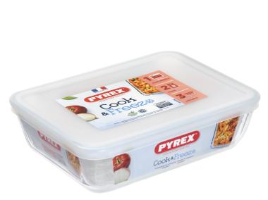 Zdjęcie: Naczynie żaroodporne 1,6 L z plastikową pokrywą PYREX