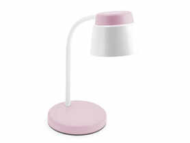 Lampka biurkowa Helin 6 W różowa GTV