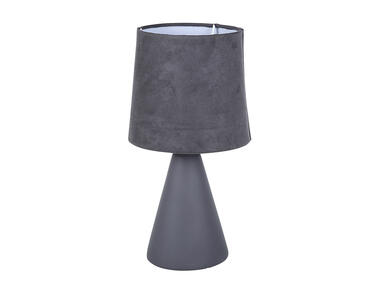 Zdjęcie: Lampa stołowa z podstawą ceramiczną 13x25 cm szara ALTOMDESIGN