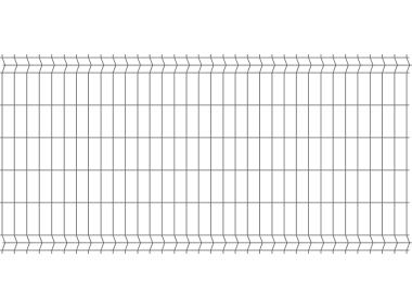 Zdjęcie: Panel ogrodzeniowy 1,23x2,5 m ocynk + ral7016 połysk 75x200 mm oczko POLBRAM