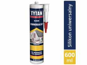 Silikon uniwersalny bezbarwny 600 ml TYTAN PROFESSIONAL