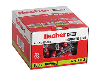 Zdjęcie: Kołek uniwersalny Duopower 10x50 mm K NV FISCHER