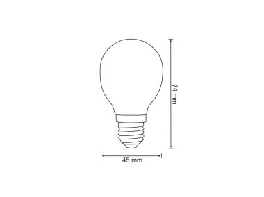 Zdjęcie: Żarówka dekoracyjna G45 E27 2 W clear POLUX