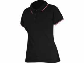 Koszulka Polo damska 190g/m2, czarna, 2XL, CE, LAHTI PRO