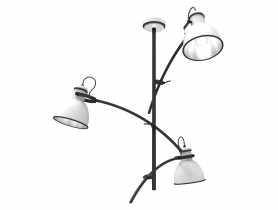 Lampa wisząca Zumba 3x40 W biało-czarna CANDELLUX