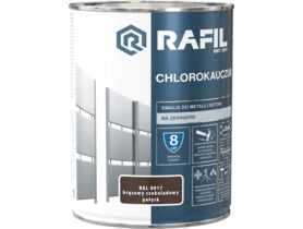 Emalia chlorokauczukowa brąz czekol RAL8017 0,9 L RAFIL