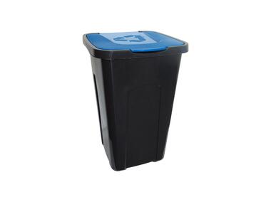 Zdjęcie: Kosz pojemnik do segregacji odpadów 50 L niebieski KEEEPER