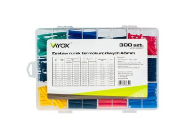 Zdjęcie: Rurki termokurczliwe 300 szt. 45 mm 1-13 mm VRC-300SET VAYOX