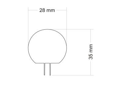 Zdjęcie: Żarnik LED  JC G4 12V 1,5 W 120 lm płaska POLUX