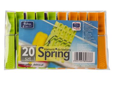 Zdjęcie: Klamerki do bielizny Spring 20 szt. GALICJA