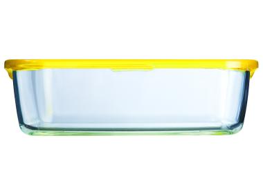 Zdjęcie: Pojemnik Keep N Bowl 1,89 L prostokątny z żółtą pokrywką LUMINARC