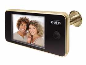 Wideo-wizjer do drzwi VDP-01C1 Eris złoty 3,2 LCD EURA