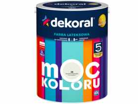 Farba lateksowa Moc Koloru delikatny pergamin 5 L DEKORAL