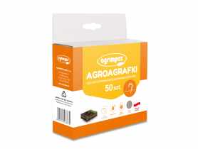 Agro-agrafka 50 sztuk srebrna AGRIMPEX