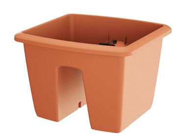 Zdjęcie: Doniczka Respana Railing terakota 29 cm PROSPERPLAST