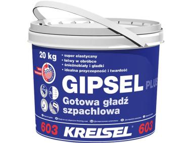 Zdjęcie: Gotowa gładź polimerowa Gipsel Plus 603 20 kg KREISEL