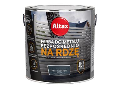 Zdjęcie: Farba do metalu 2,5 L antracyt mat ALTAX