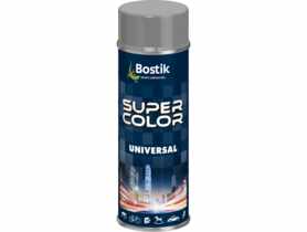 Lakier uniwersalny ogólnego zastosowania Super Color Universal szary RAL 7001 400 ml BOSTIK