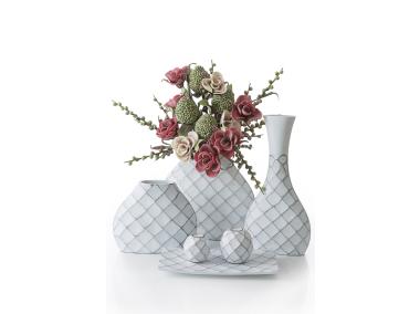 Zdjęcie: Wazon ceramiczny Padva 43x13x37 cm EUROFIRANY