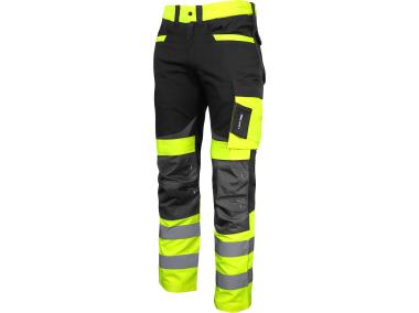 Zdjęcie: Spodnie ostrzegawcze czarno-żółte, XL, CE, LAHTI PRO