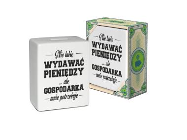 Zdjęcie: Skarbonka Kostka nie lubię wydawać pieniędzy DAJAR