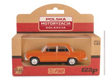 Zdjęcie: Model metalowy Prl Fiat 125P Fh02A-04-02 11254928 brązowy DAFFI