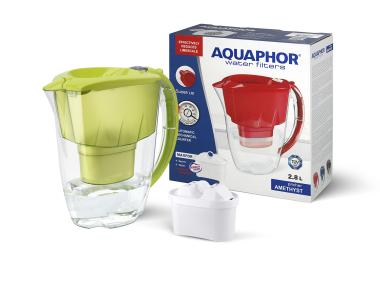 Zdjęcie: Dzbanek Amethyst 2,8 L ze wskaźnikiem + wkład B25 maxfor AQUAPHOR