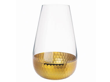 Zdjęcie: Wazon szklany 25 cm Golden Honey ALTOMDESIGN