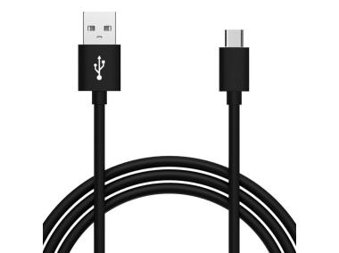 Zdjęcie: Kabel USB - Micro USB 1m czarny 2A LB0067 Black LIBOX