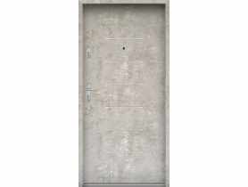 Drzwi wejściowe do mieszkań Bastion A-39 Beton naturalny 90 cm prawe OSPŁ KR CENTER
