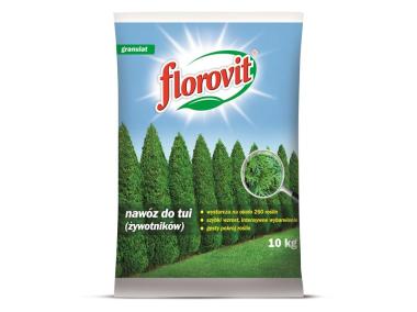 Zdjęcie: Nawóz do tui (żywotników) worek 10 kg FLOROVIT