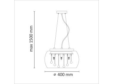 Zdjęcie: Lampa wisząca Romeo 6xG9 IL MIO