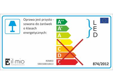 Zdjęcie: Lampa wisząca Romeo 6xG9 IL MIO