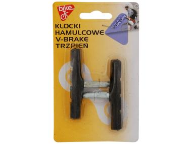 Zdjęcie: Klocki hamulcowe rowerowe V-brake trzpień 70 mm BIKE OK