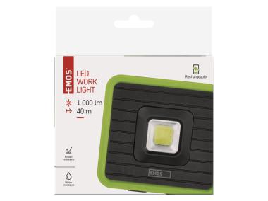 Zdjęcie: Naświetlacz LED Cob, 1000lm powerbank 2200 mAh ładowalny EMOS