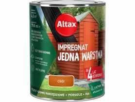 Impregnat Jedna Warstwa 4 lata 0,75 L cedr ALTAX