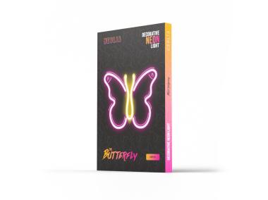 Zdjęcie: Neon LED Motyl różowy PLASTROL